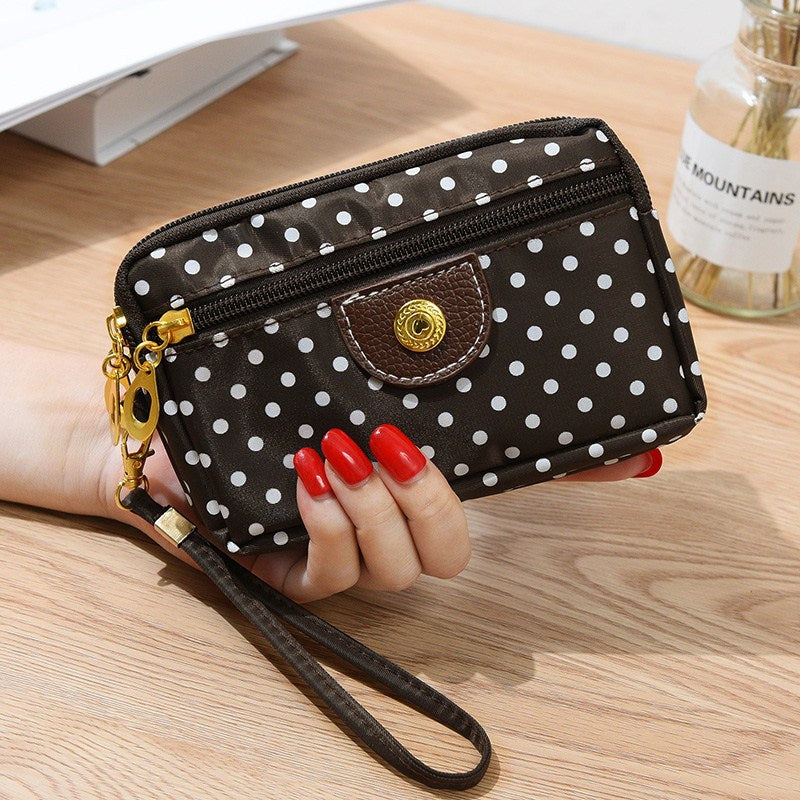 Wholesale Zipper Nylon Cloth Hand-held Short Wallet